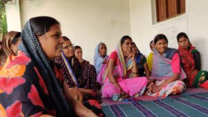 Women members of an FPO in India