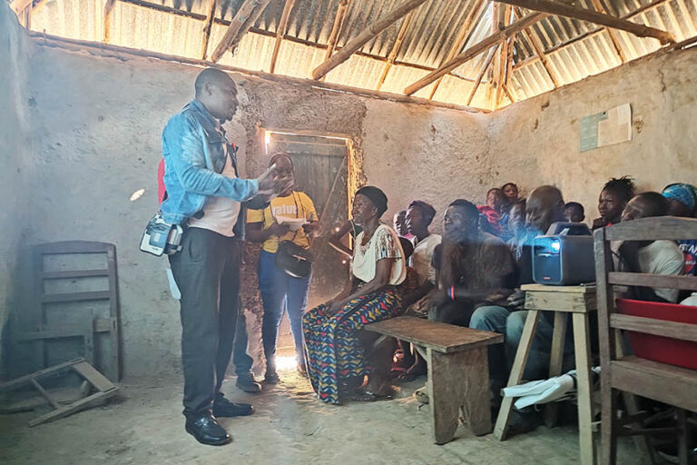 teaching youth in Sierra Leone
